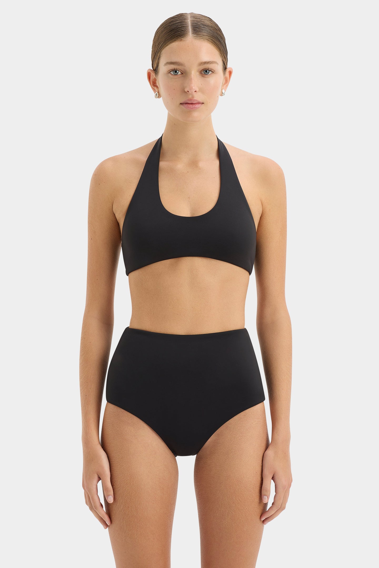 SIR the label Clarita High Cut Brief BLACK