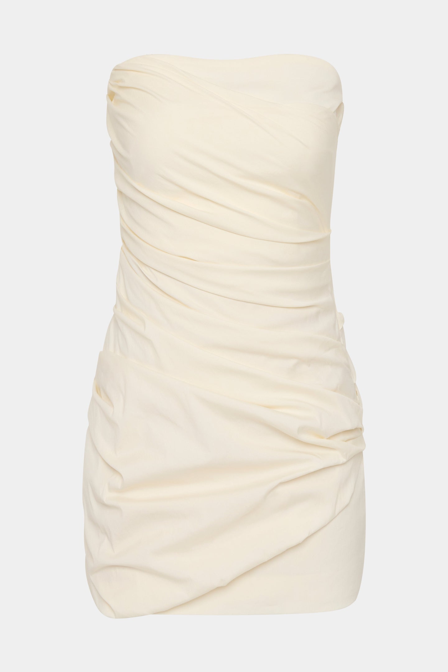 SIR the label Florent Strapless Mini Dress Cream