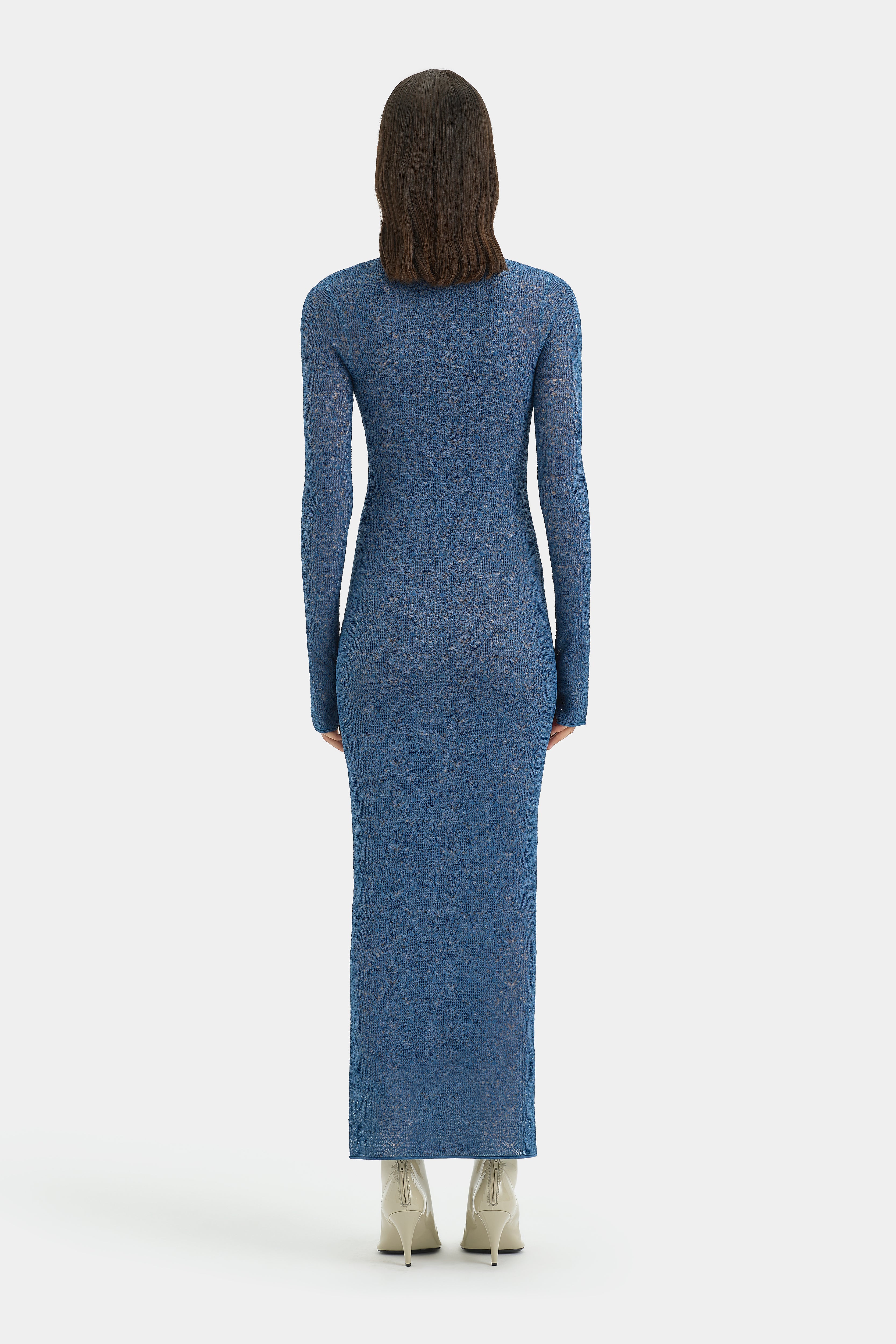 Celestino Long Sleeve Dress | Blue Sea | SIR. Celestino Long Sleeve Dress | Blue Sea | SIR.