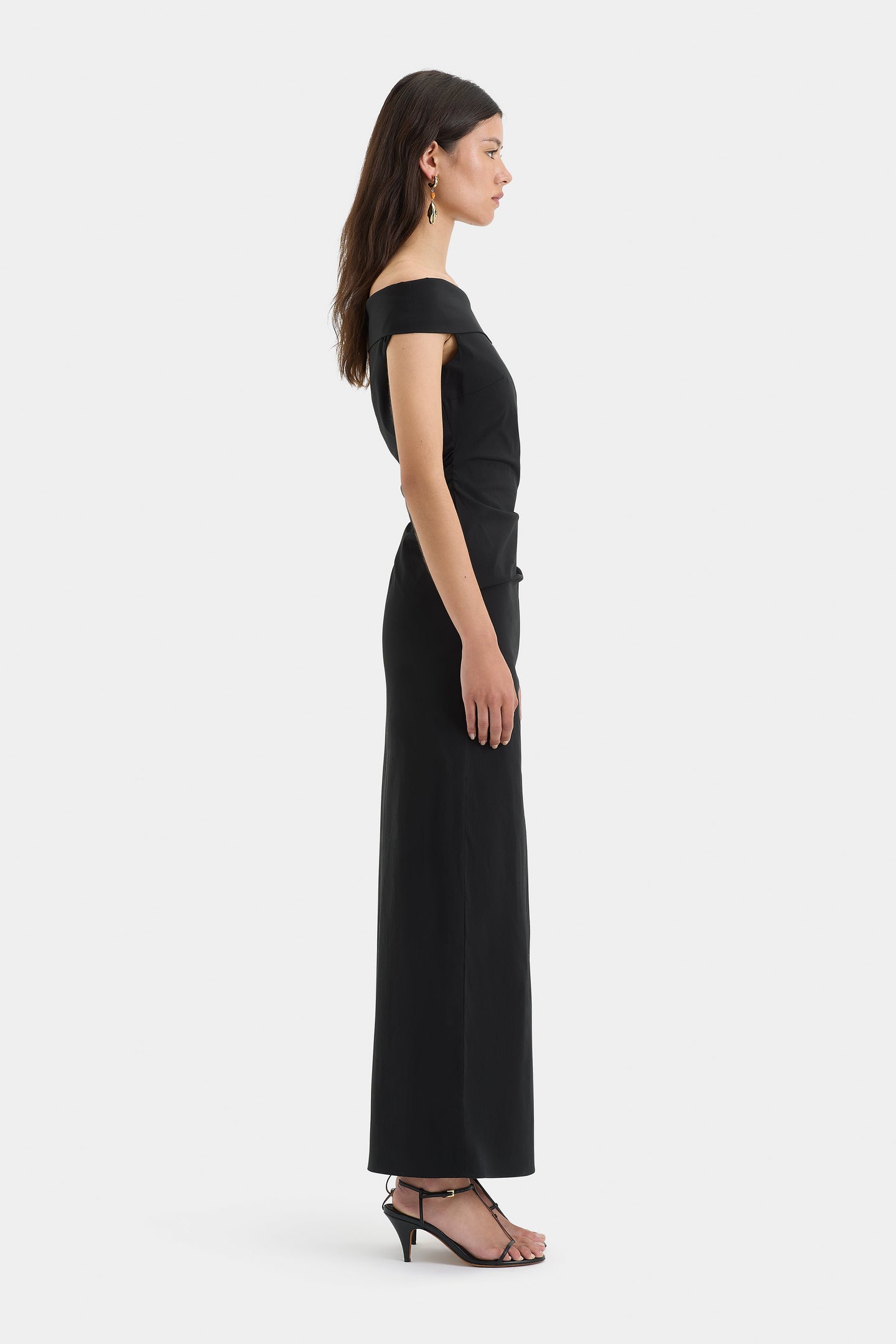 SIR the label Dahlia Gown BLACK