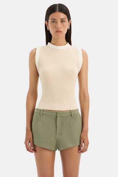 【オープニング大セール】 Petal Knit Top | Peach | SIR. トップス