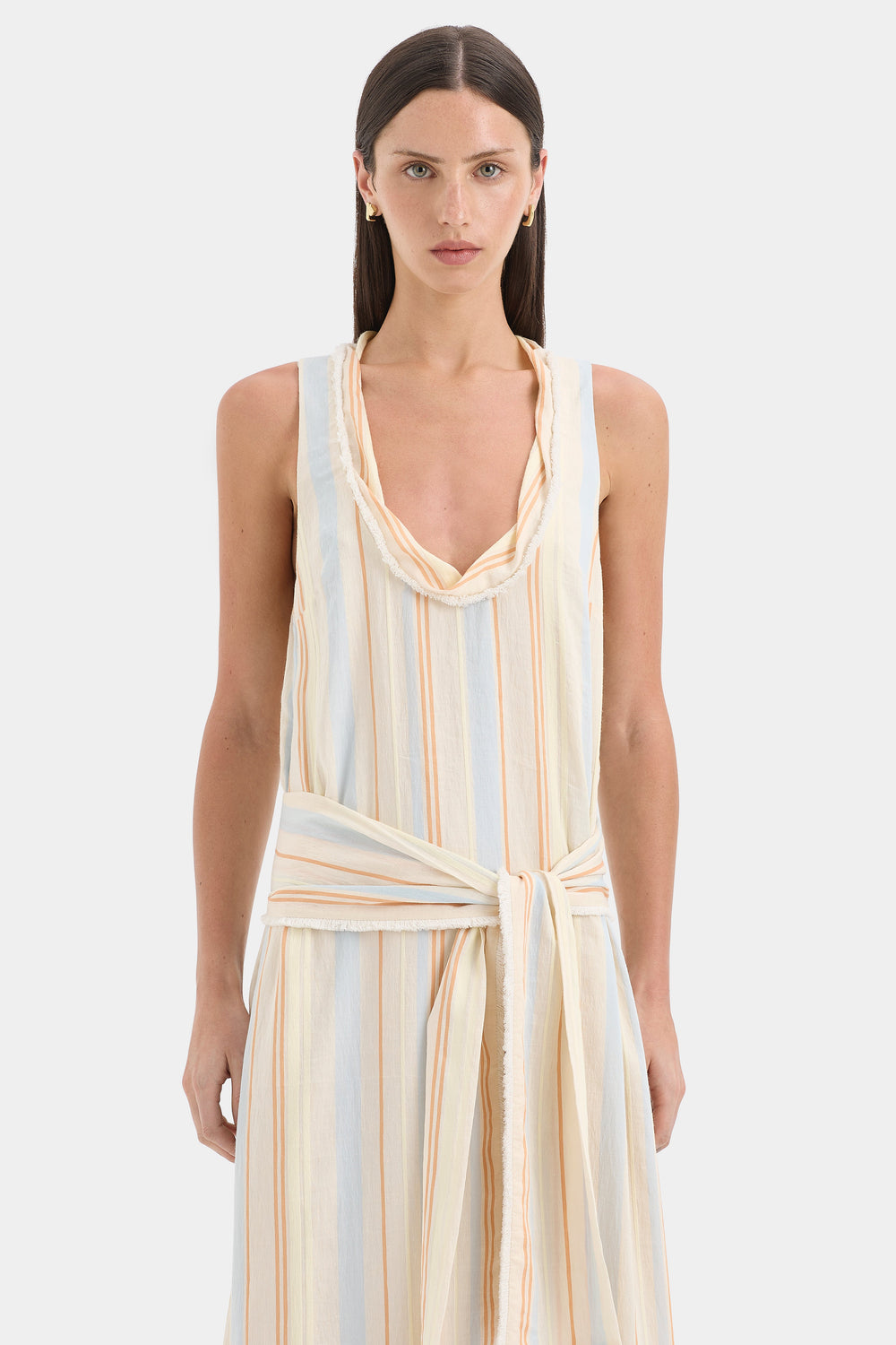 Pernille Scoop Neck Maxi Dress