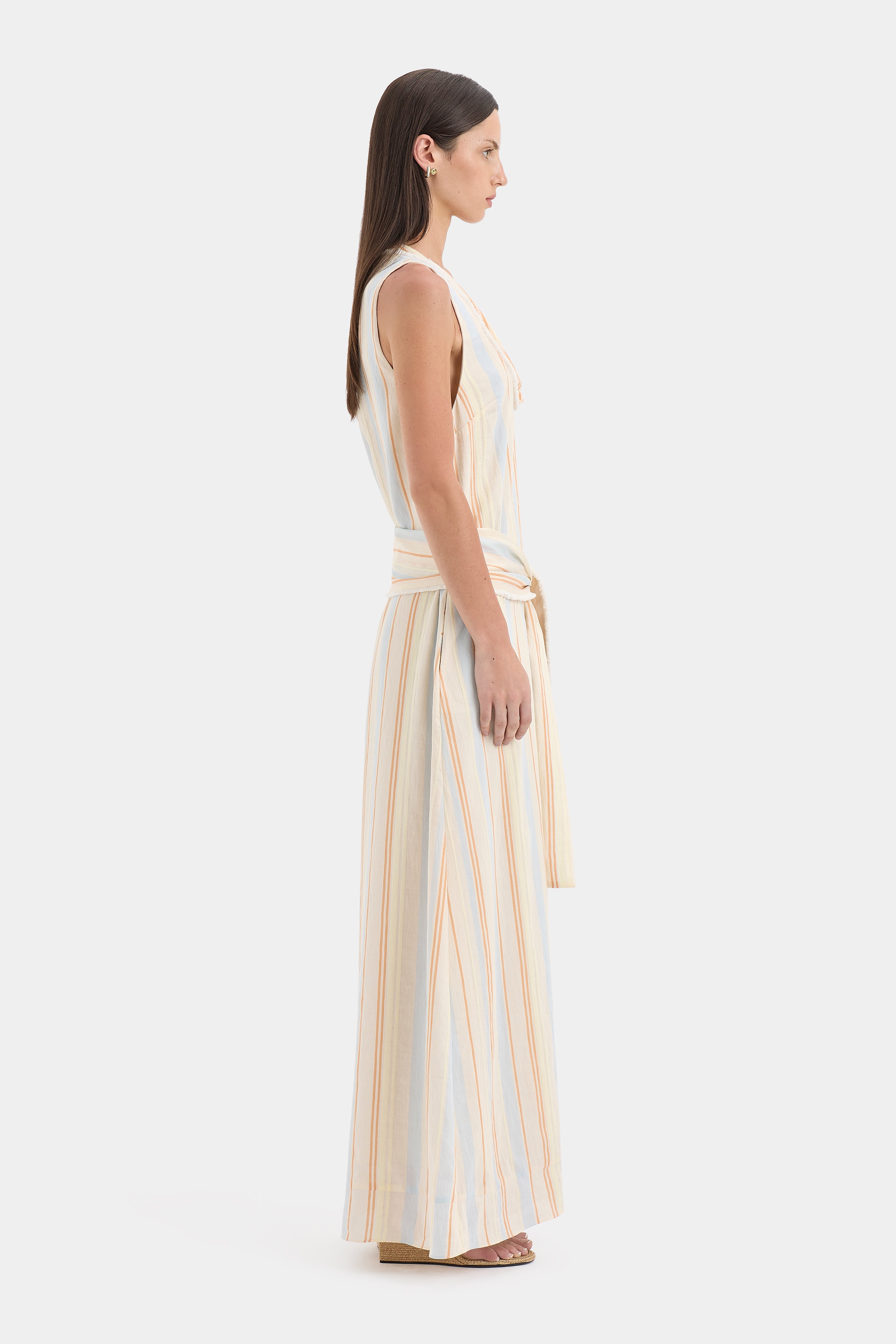 Pernille Scoop Neck Maxi Dress