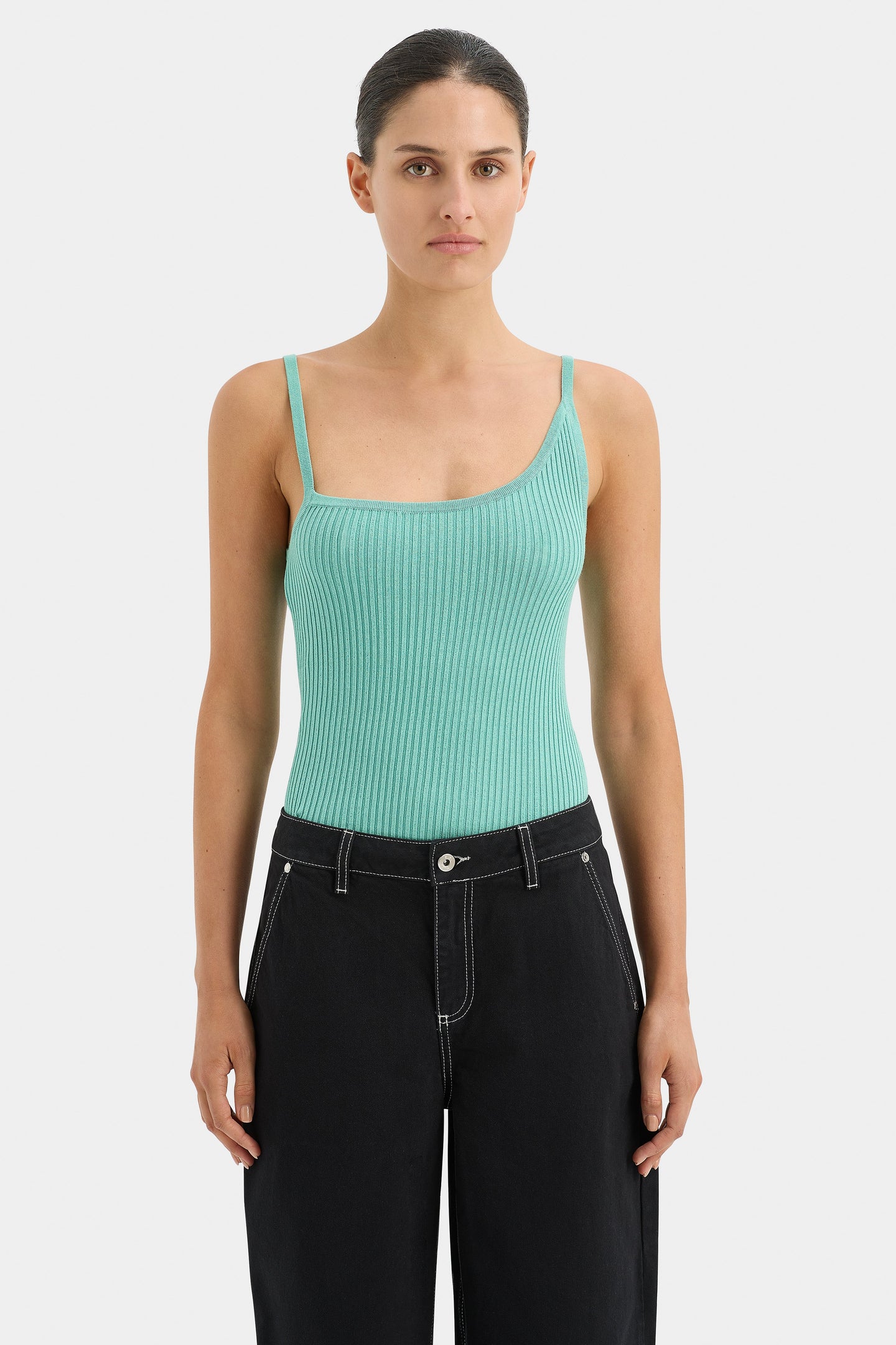 SIR the label Paloma Asymmetric Tank JADE