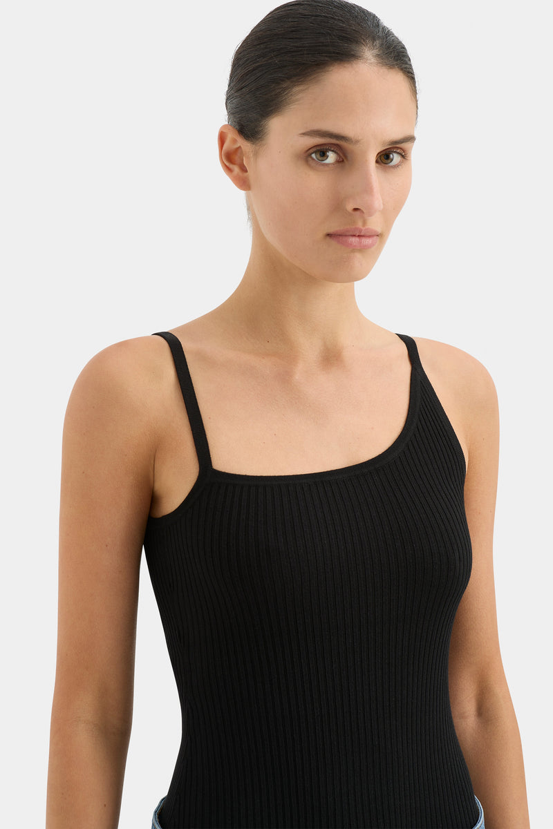 SIR the label Paloma Asymmetric Tank BLACK