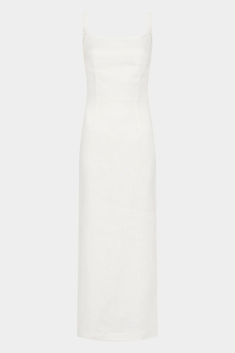 Primrose Ruched Midi Dress – SIR.