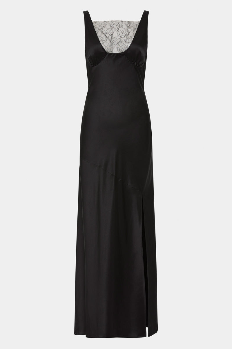 SIR the label Dunya Lace Gown BLACK
