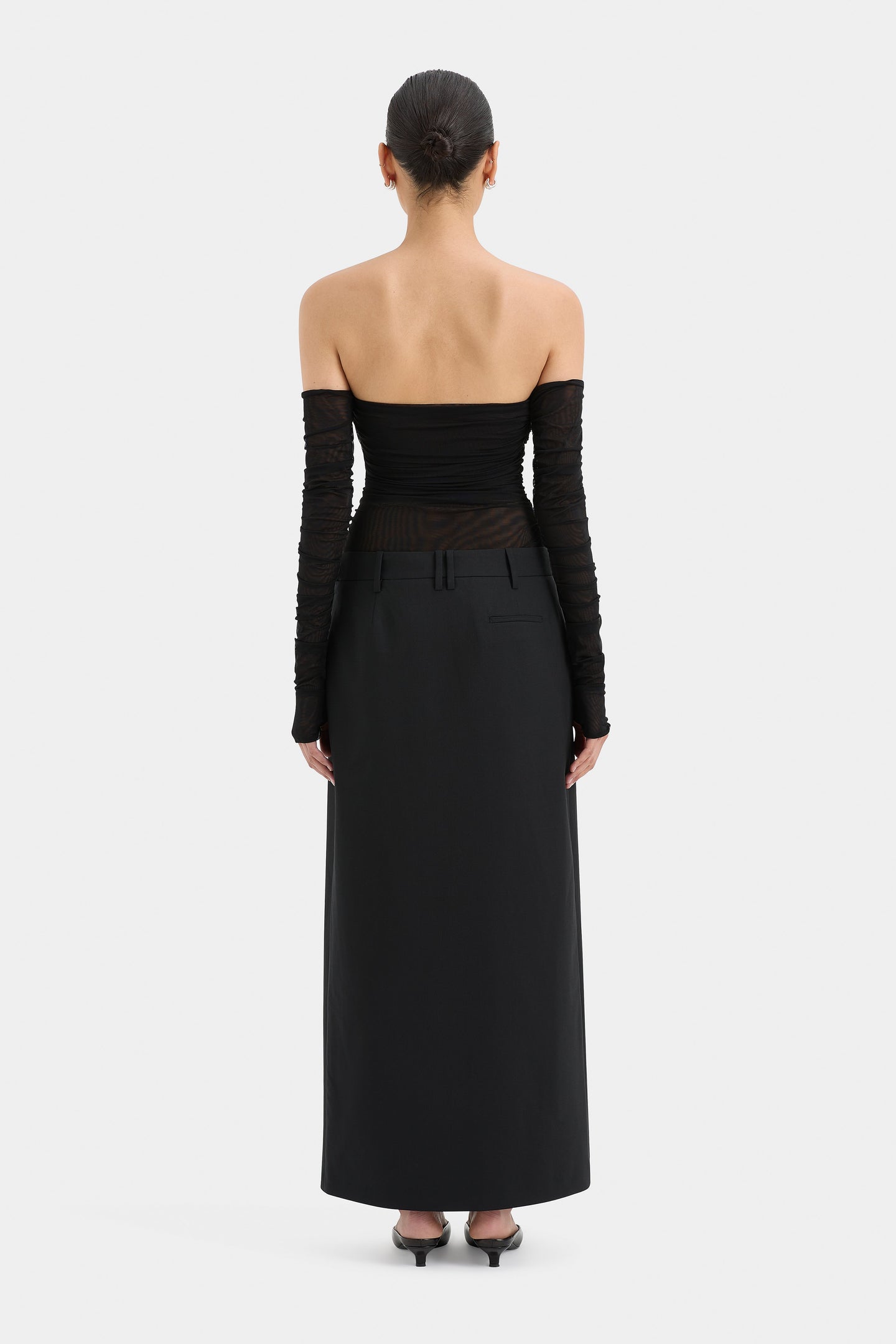 SIR the label Jacques Off Shoulder Top BLACK