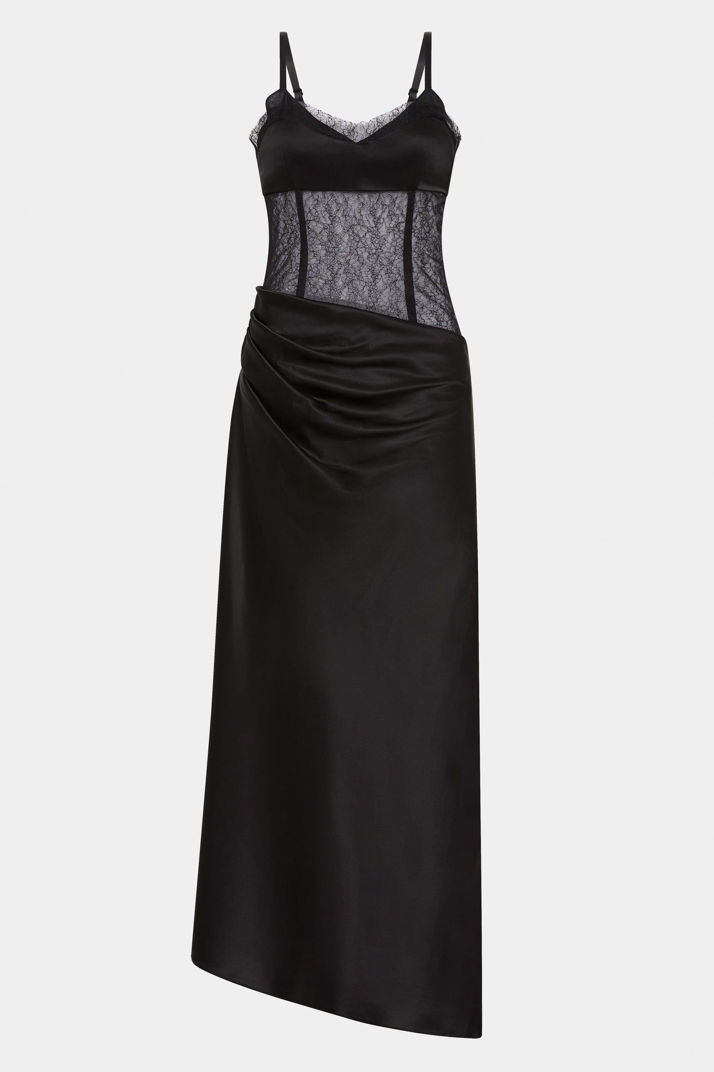 SIR the label Dunya Draped Gown BLACK