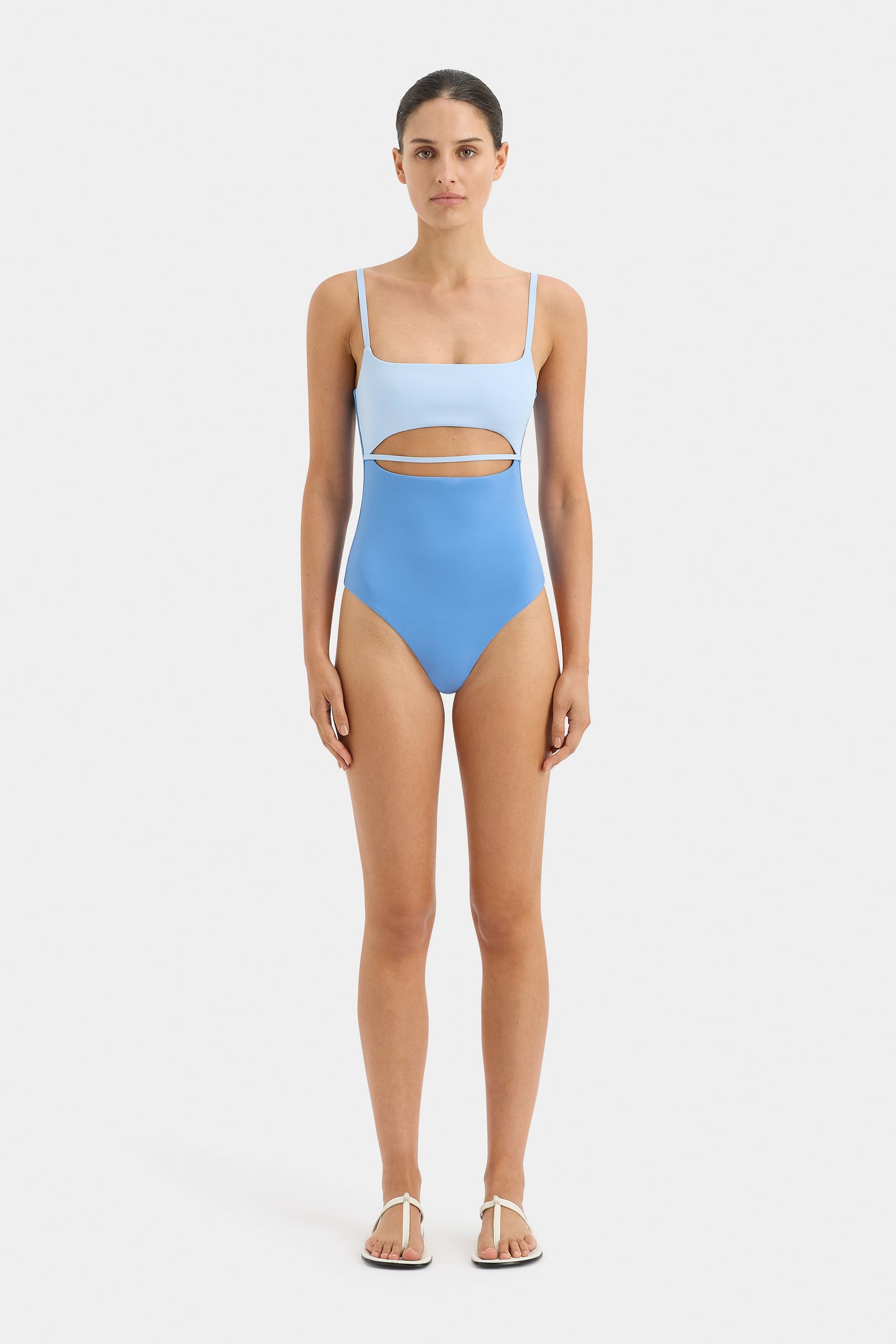 SIR the label Sol High Cut One Piece SKY BLUE