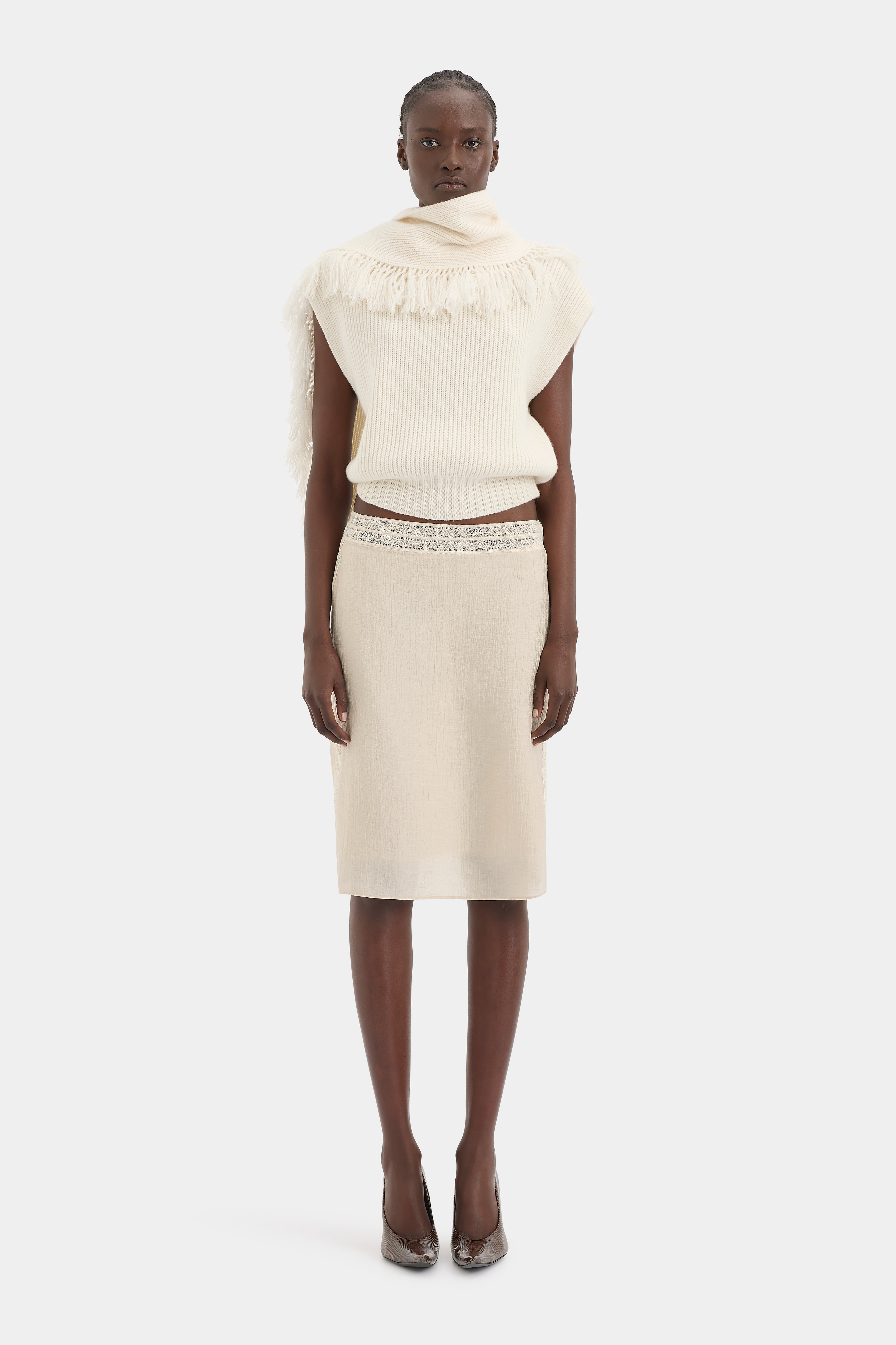 Livae Knitted Scarf Top