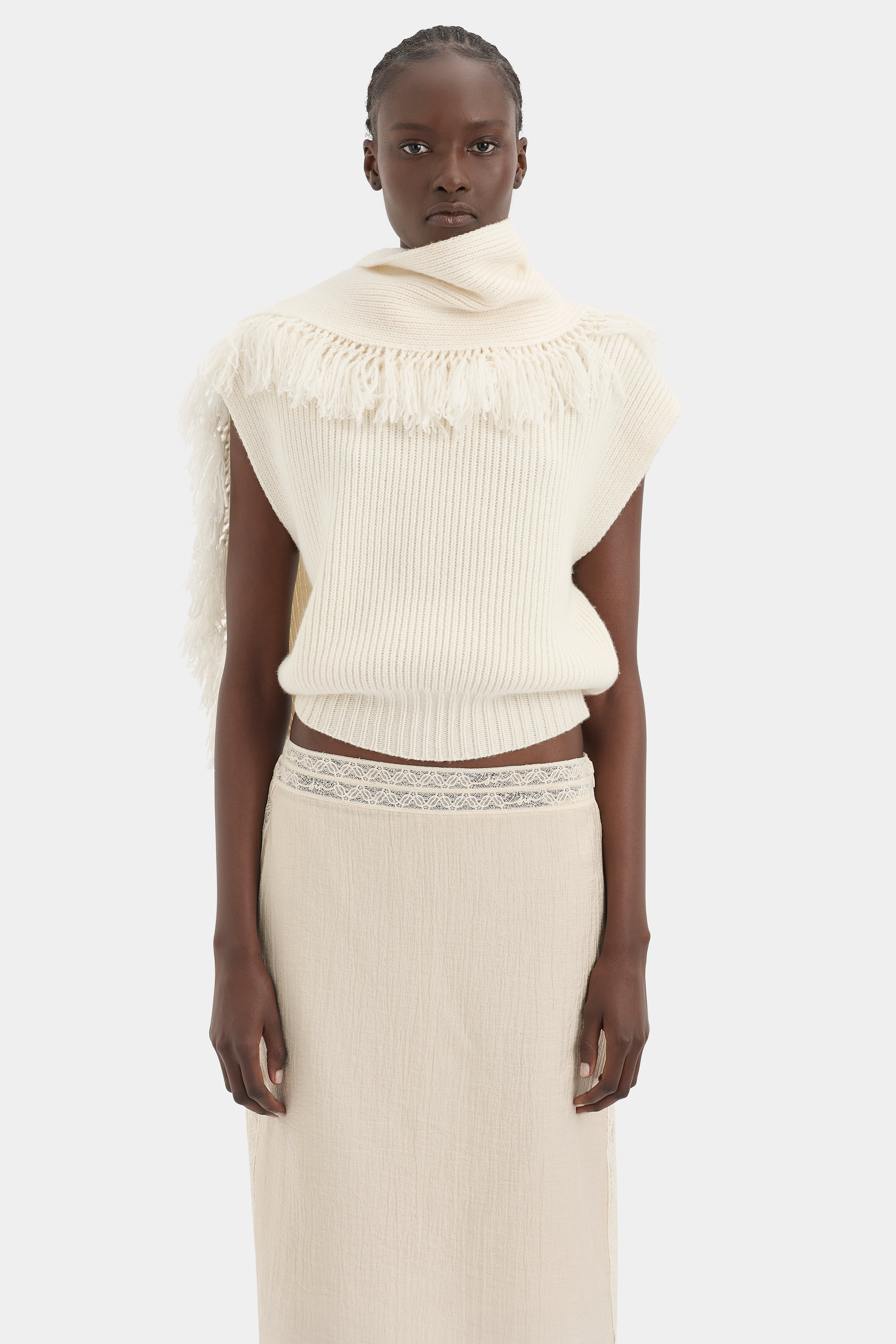Livae Knitted Scarf Top