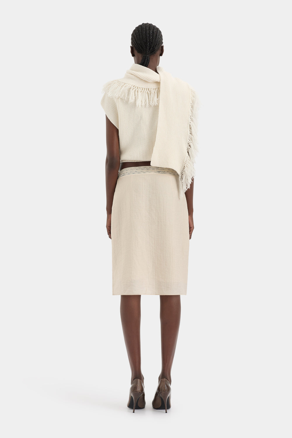 Livae Knitted Scarf Top