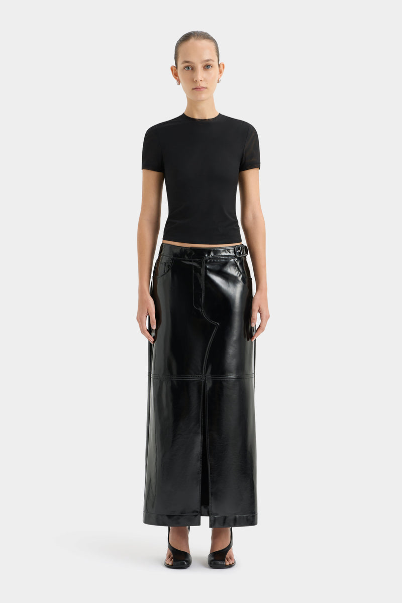 Midnight Belted Skirt