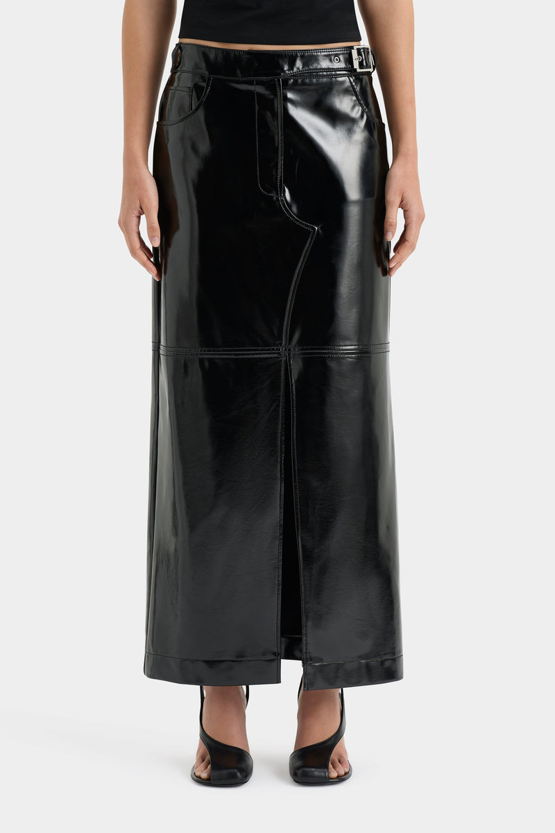 Midnight Belted Skirt
