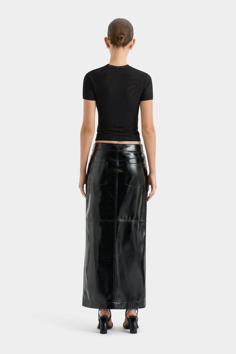 Midnight Belted Skirt