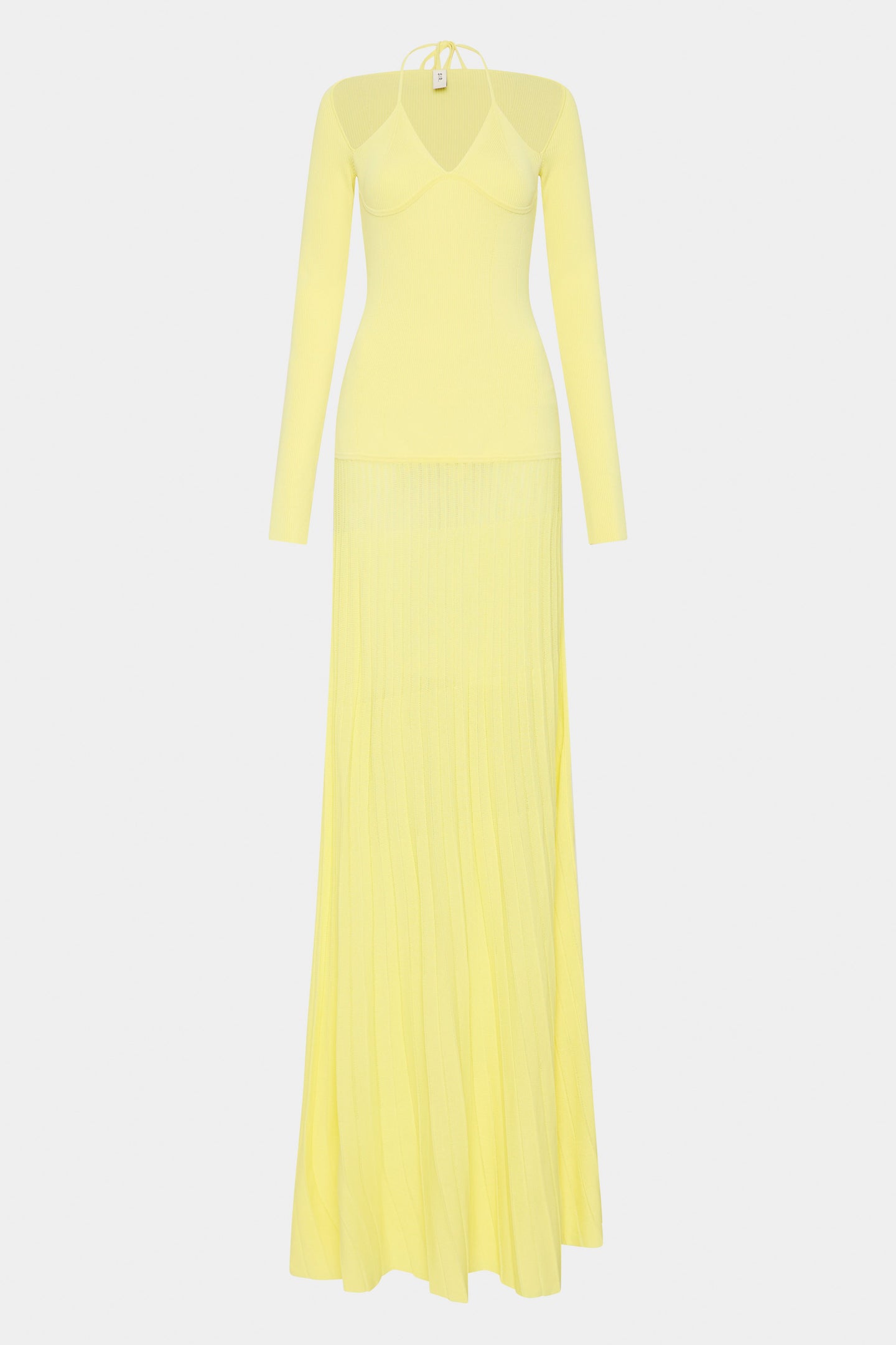 SIR the label Juniper Contoured Dress LEMON