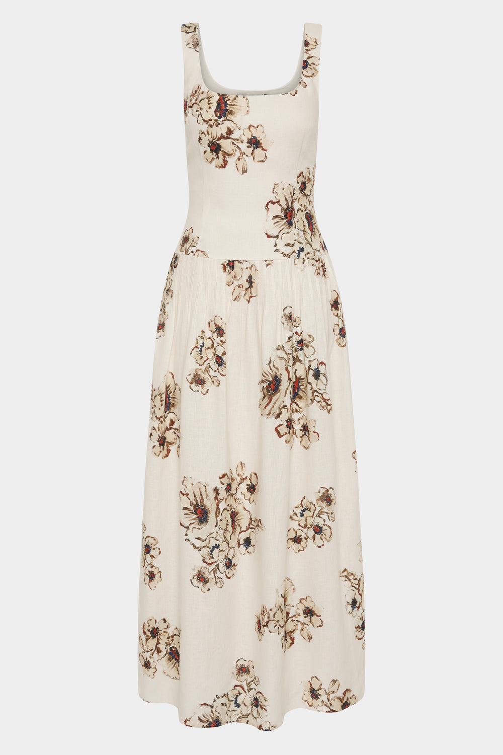 Freja Tiered Midi Dress