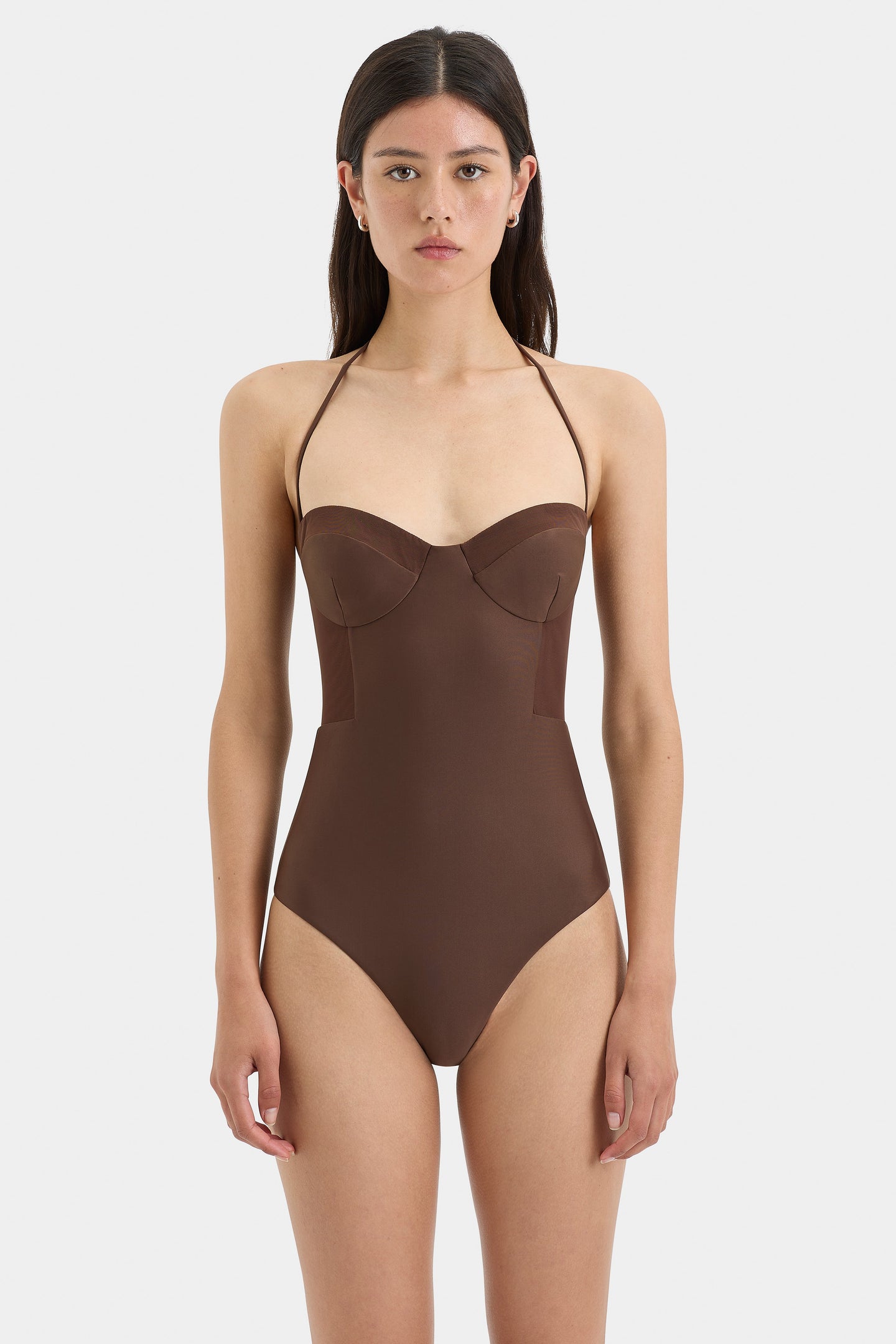 SIR the label Dunes Splice One Piece CHOCOLATE