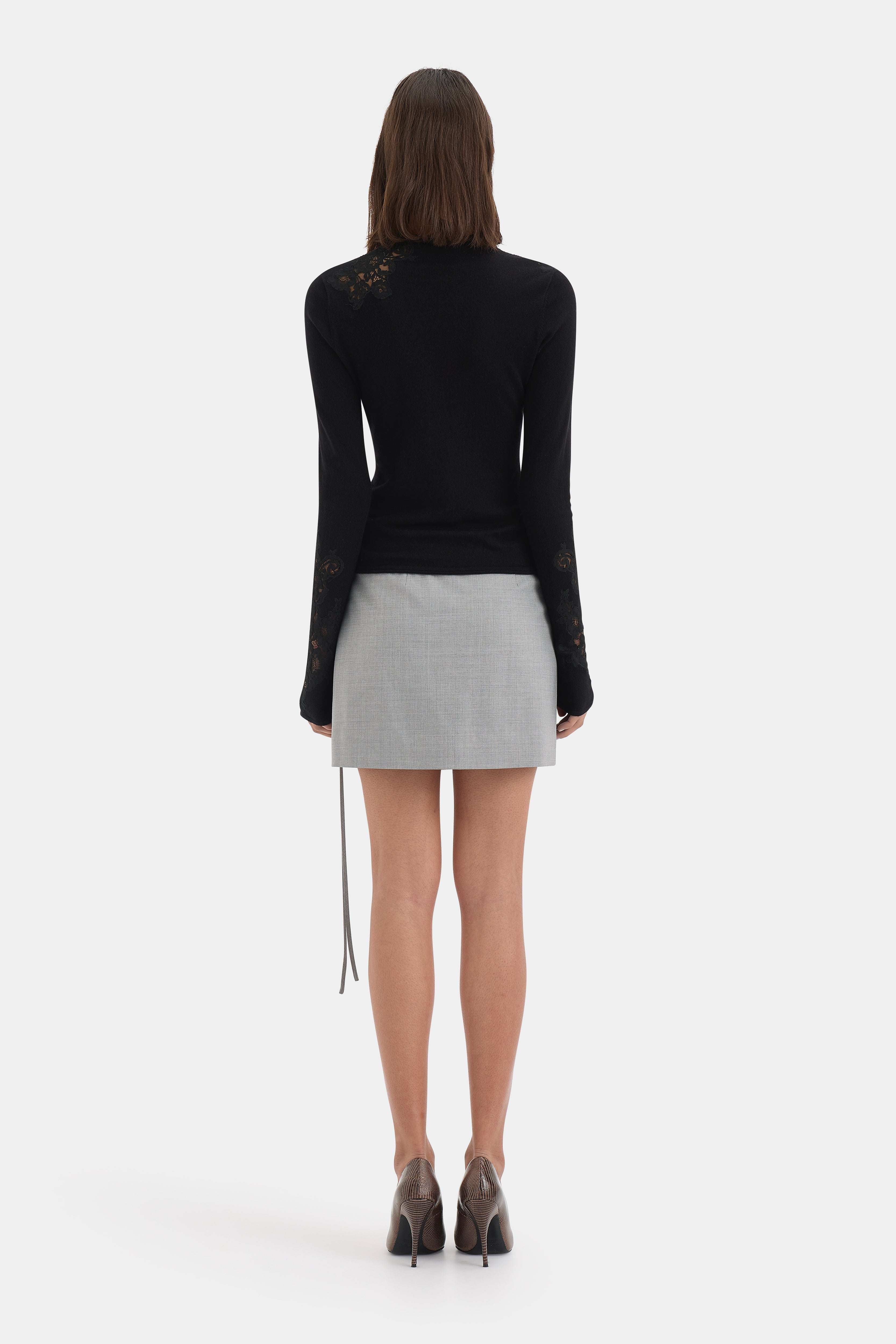 Belle Wrap Mini Skirt