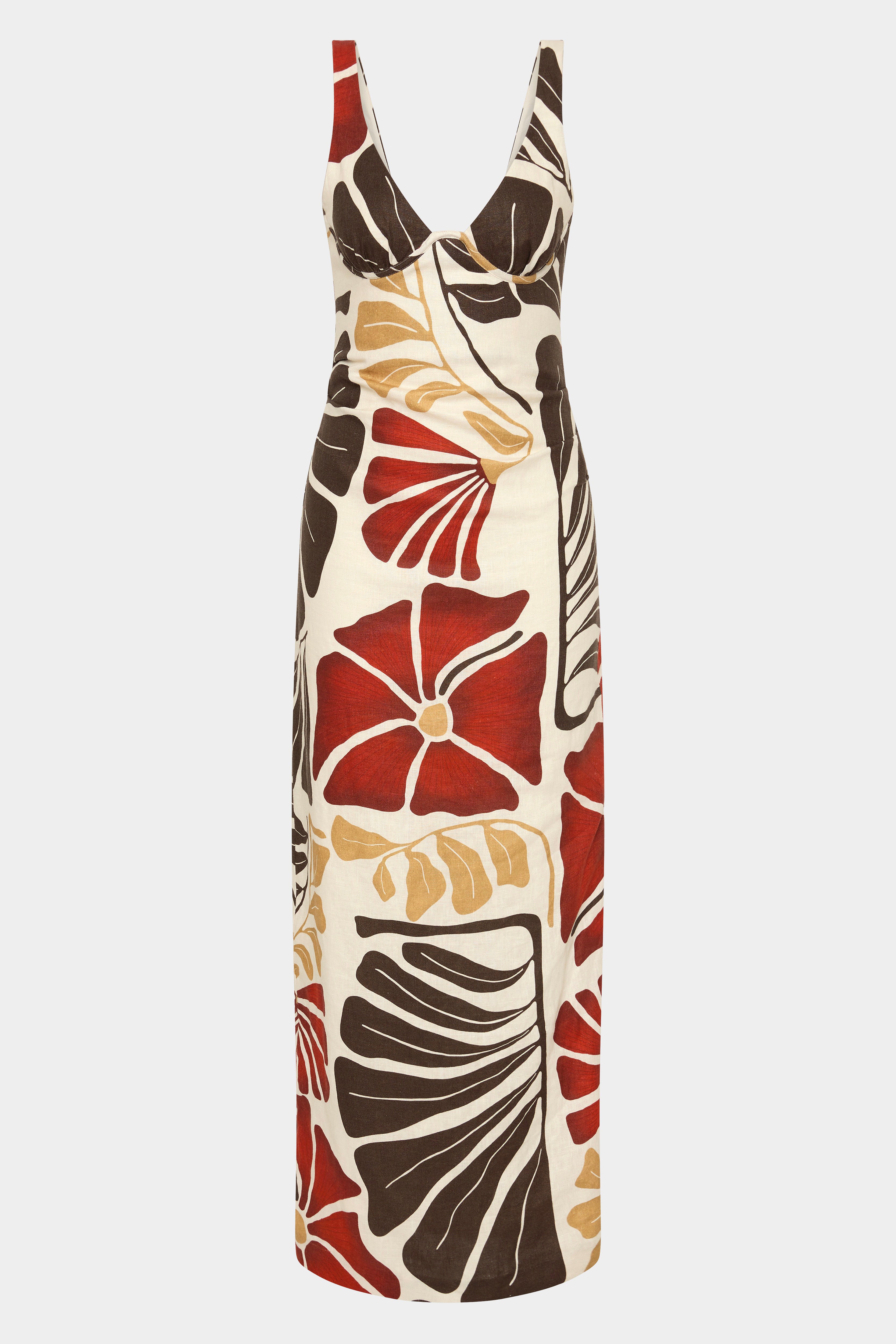 Julietta Balconette Midi Dress