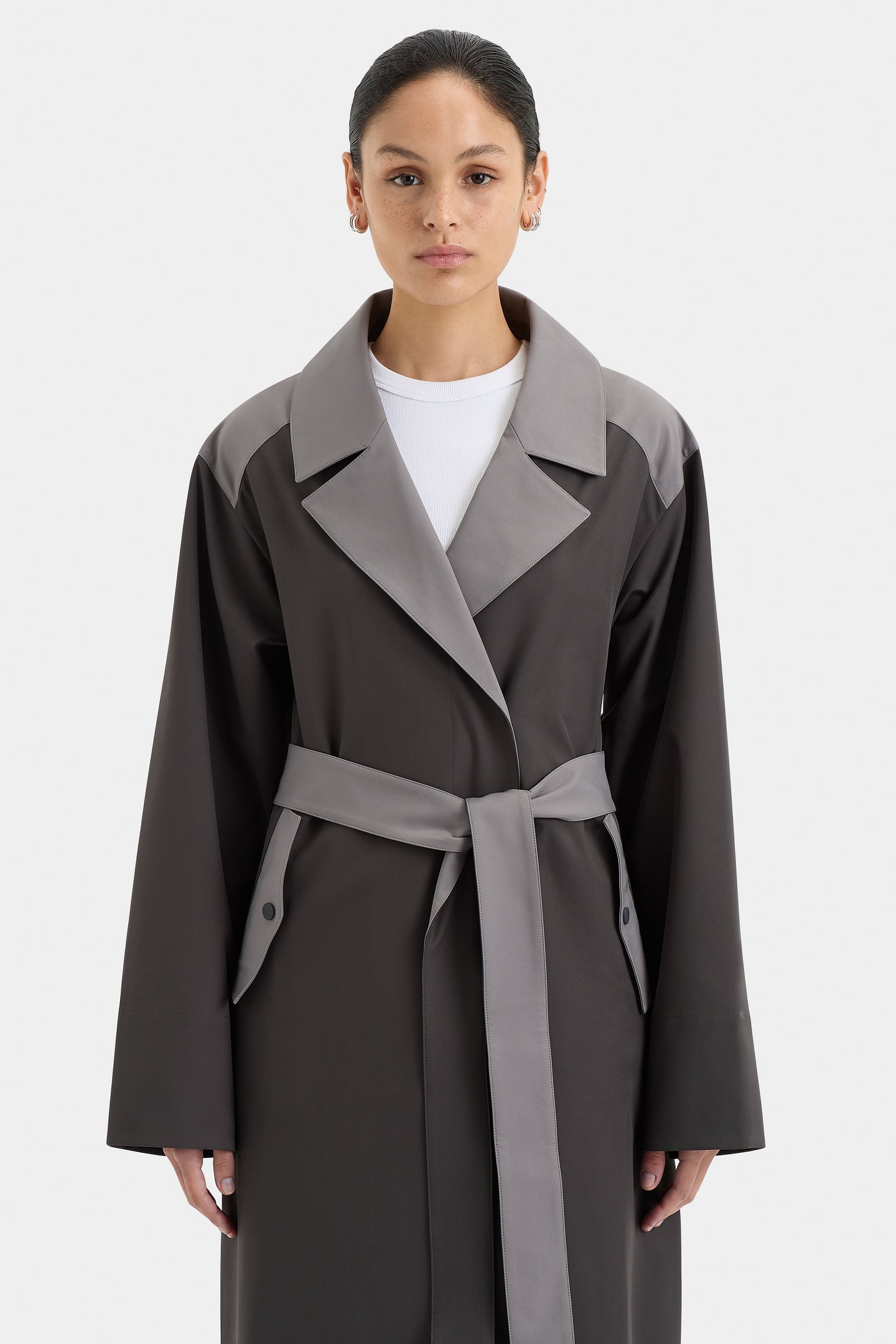 SIR the label Wesley Trench CHARCOAL