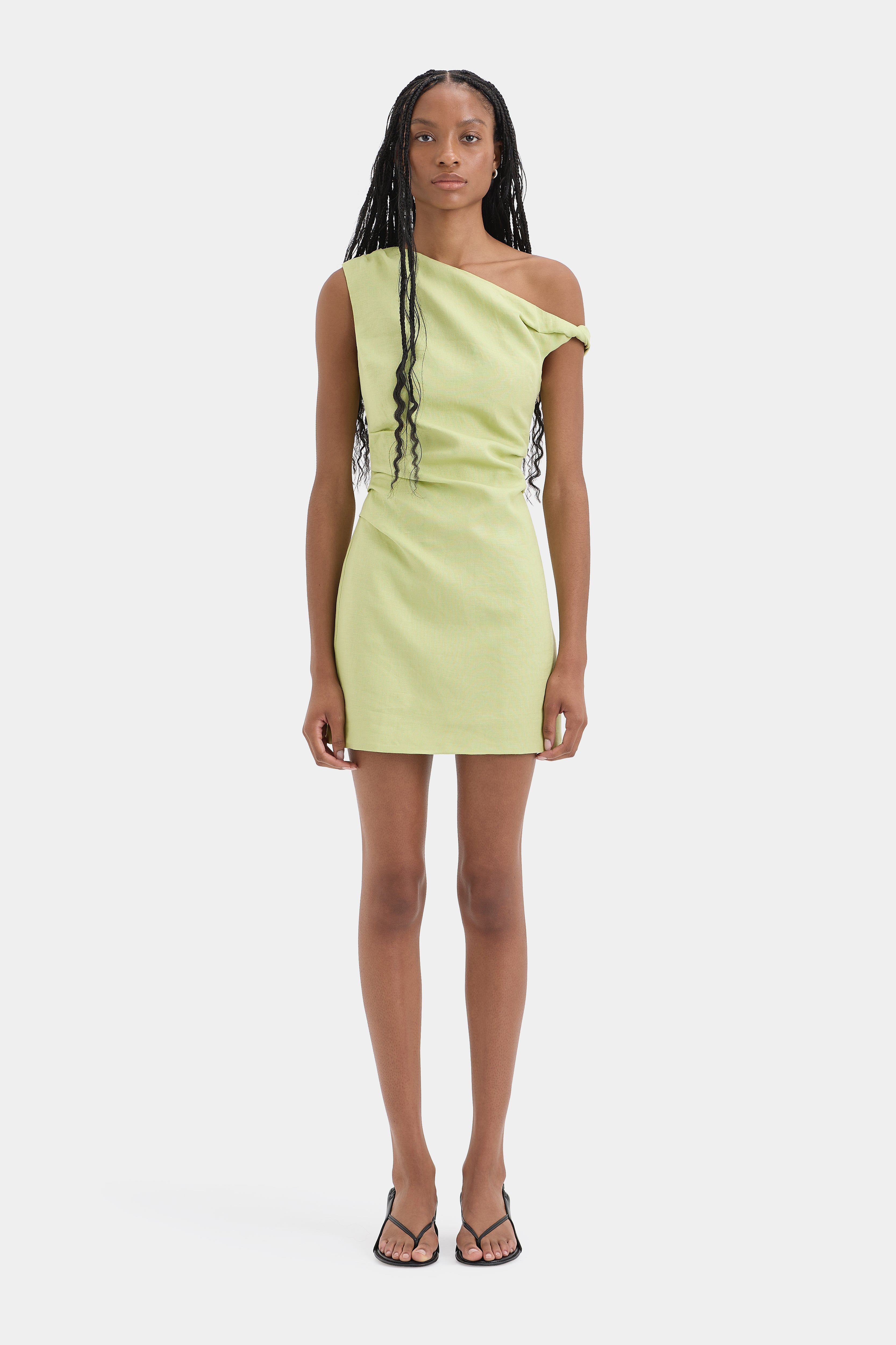 knee length dresses for ladies Sir The Label Dahlia Mini Dress
