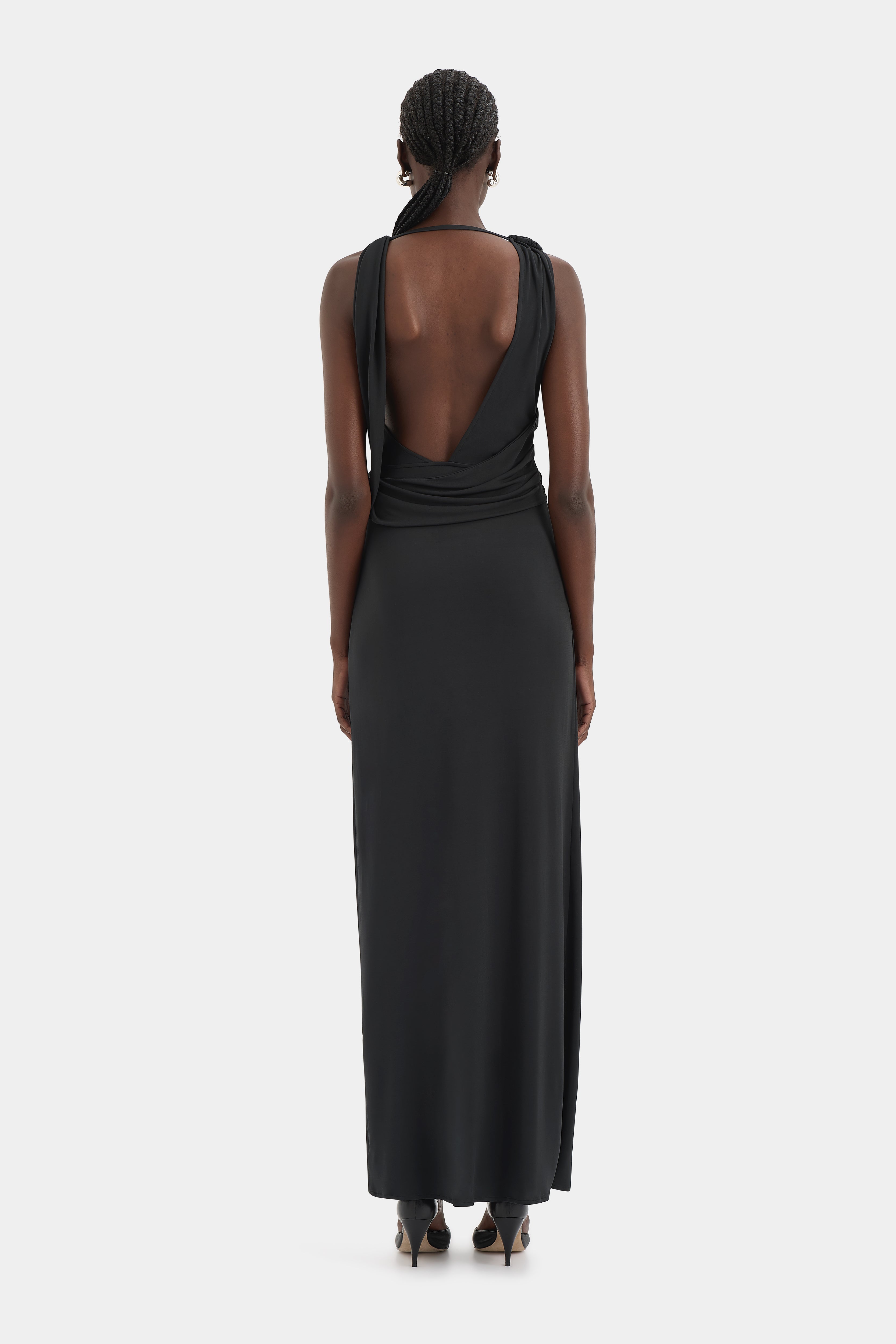 Olenna Twist Low Back Gown