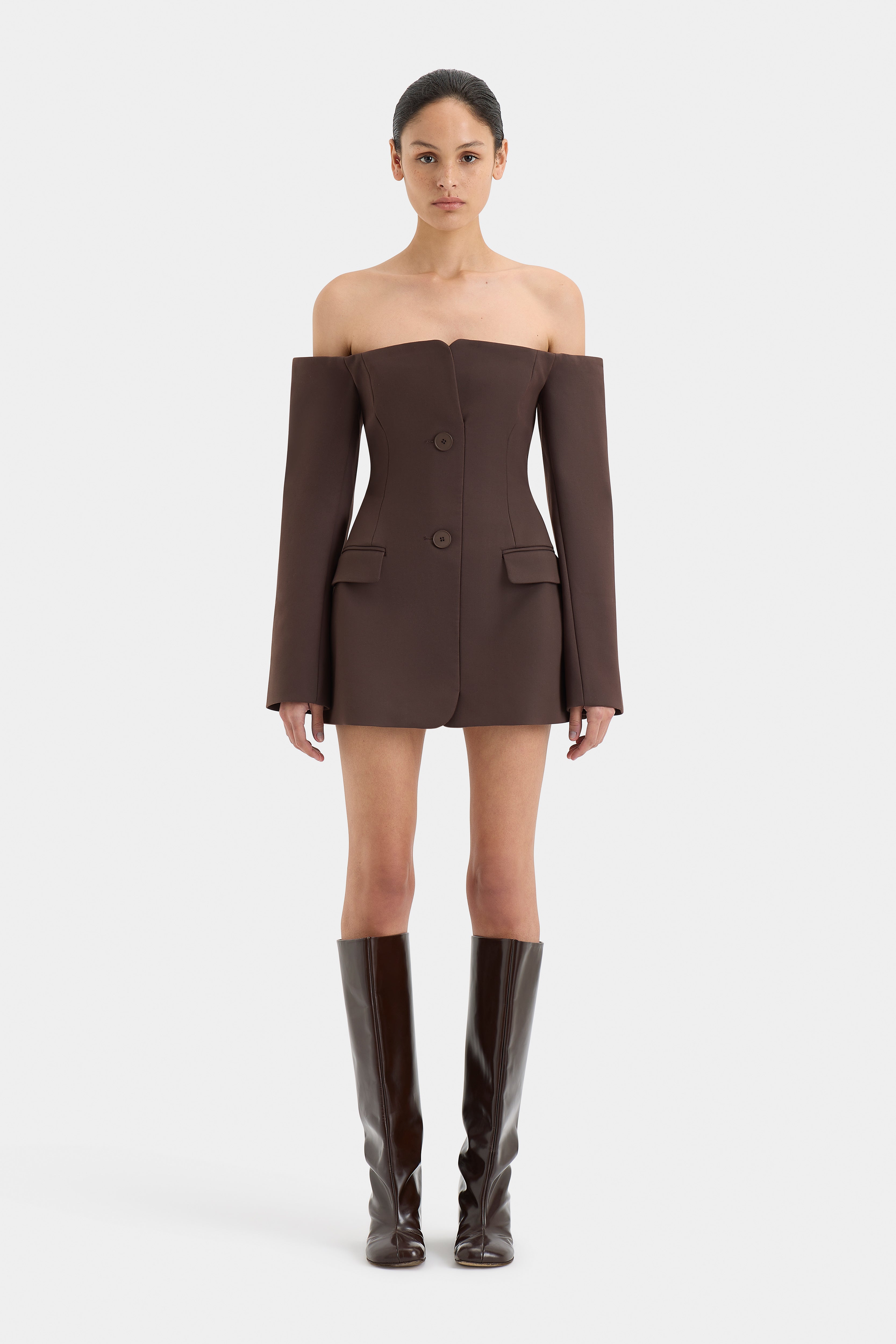 Sandrine Tailored Mini Dress