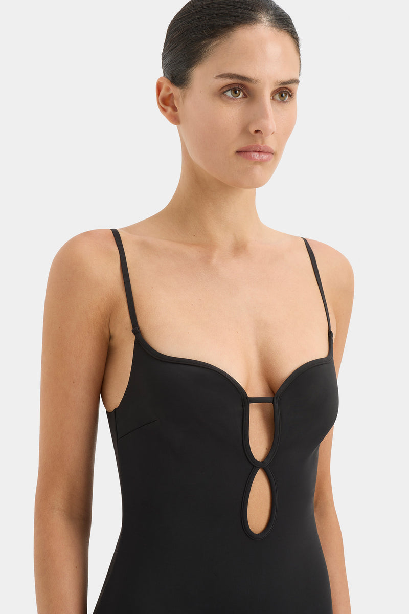 SIR the label Renata Keyhole One Piece BLACK