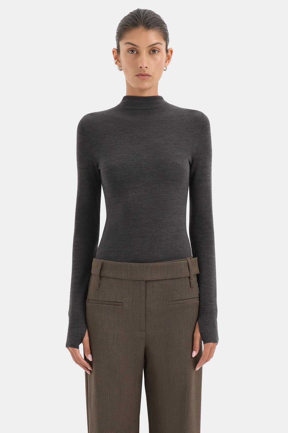 Mikkel Zip Long Sleeve Top