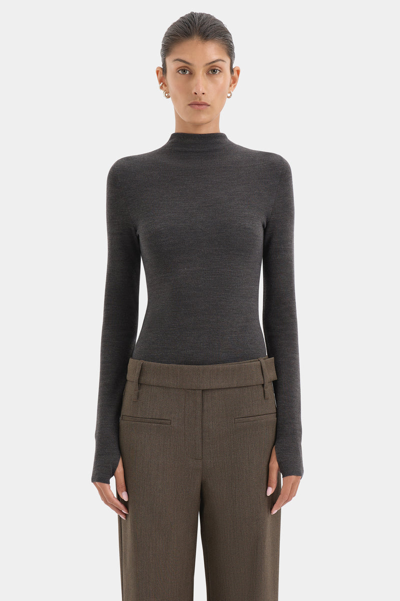 Mikkel Zip Long Sleeve Top