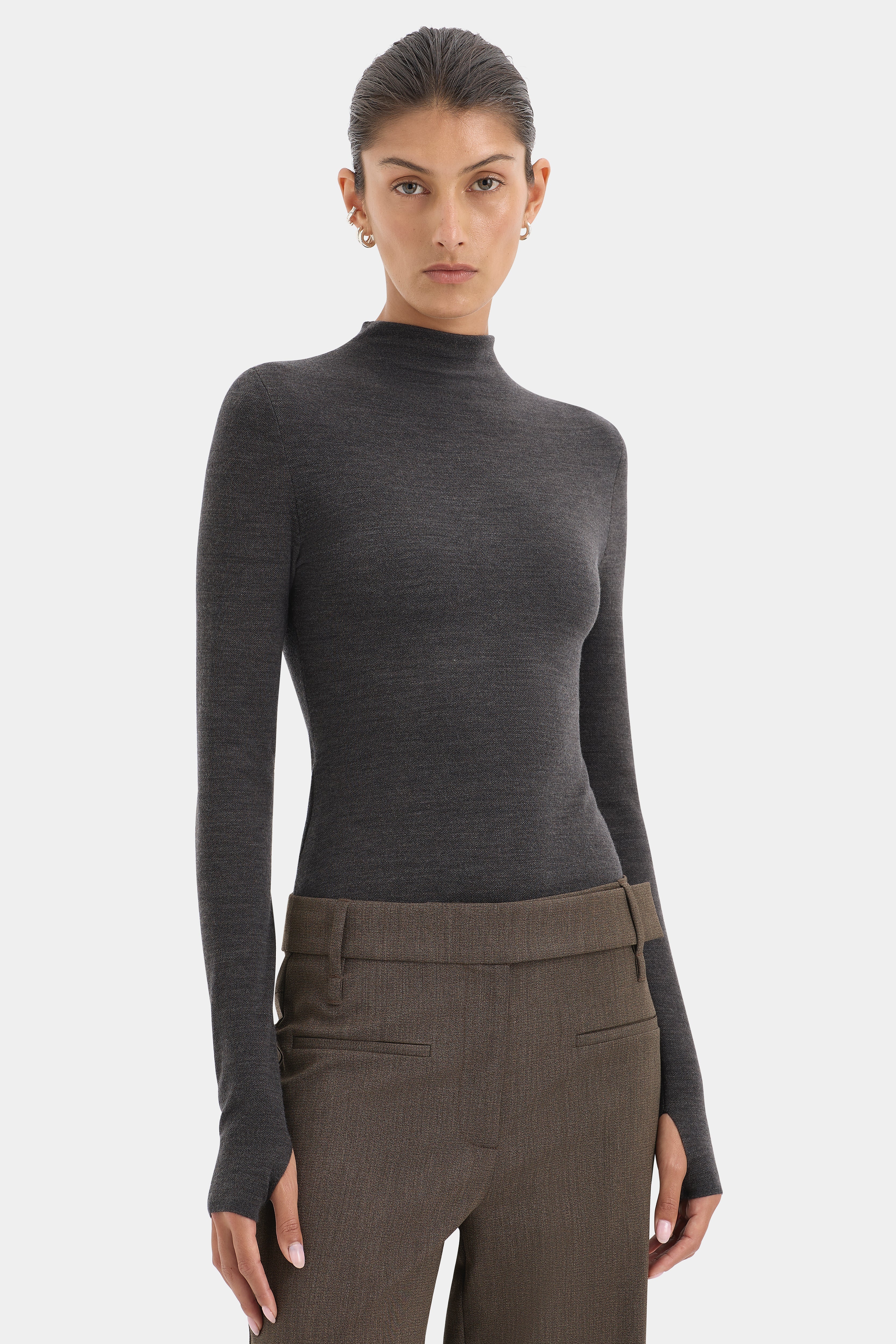 Mikkel Zip Long Sleeve Top