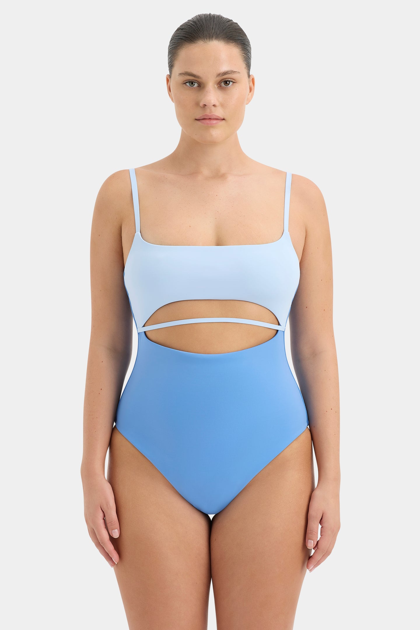 SIR the label Sol High Cut One Piece SKY BLUE