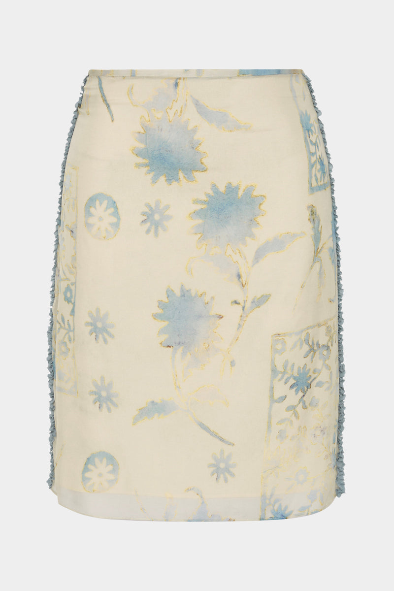 Cecile Ruffle Midi Skirt