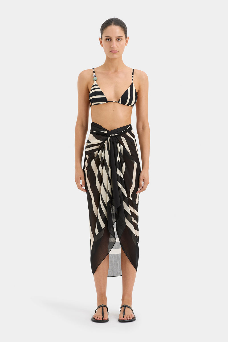 SIR the label Linocut Sarong Ligne