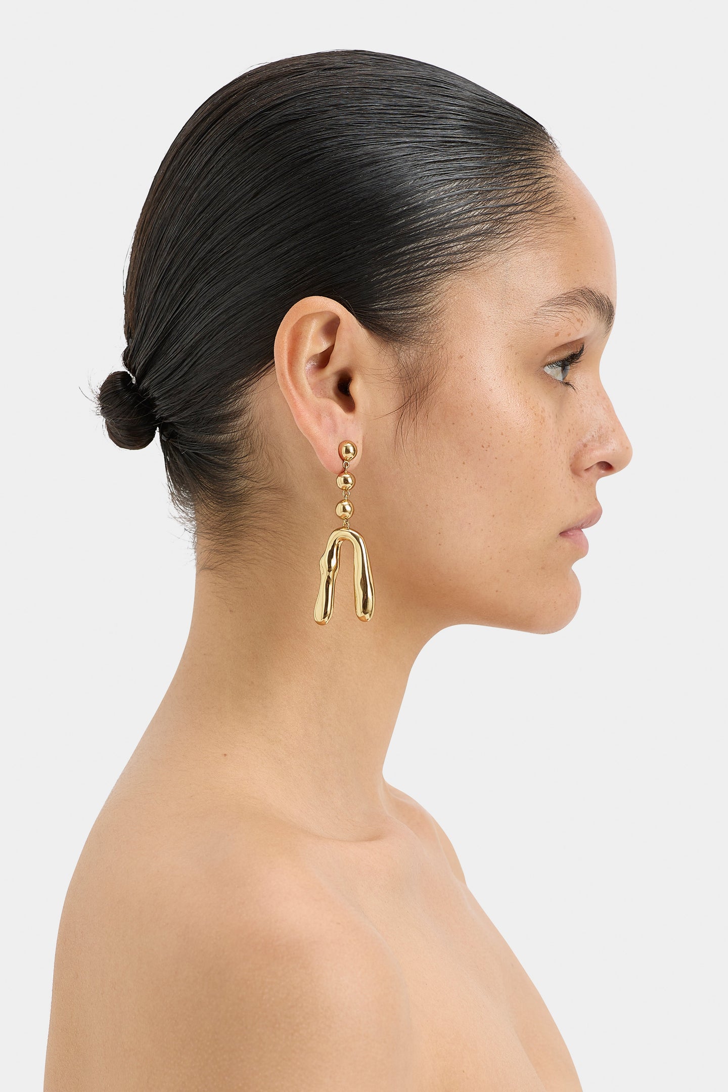 SIR the label Frankie Drop Earring BRASS