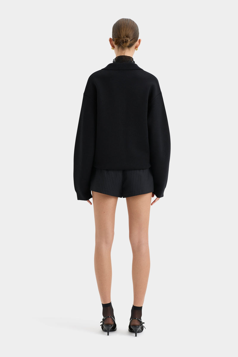 SIR the label Playback Oversized Sweater BLACK