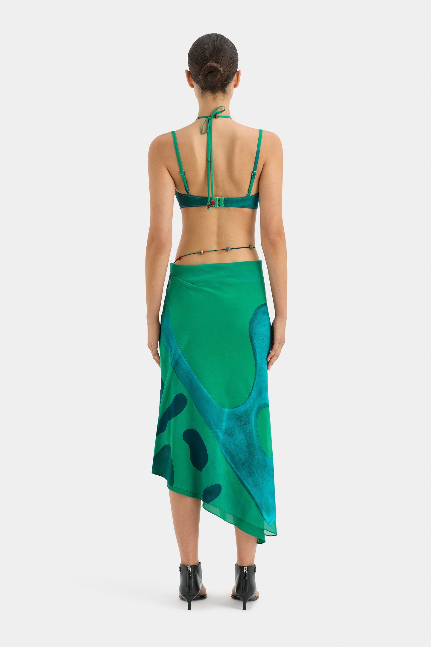 SIR the label Frankie Bias Skirt EMERALD REFLECTION