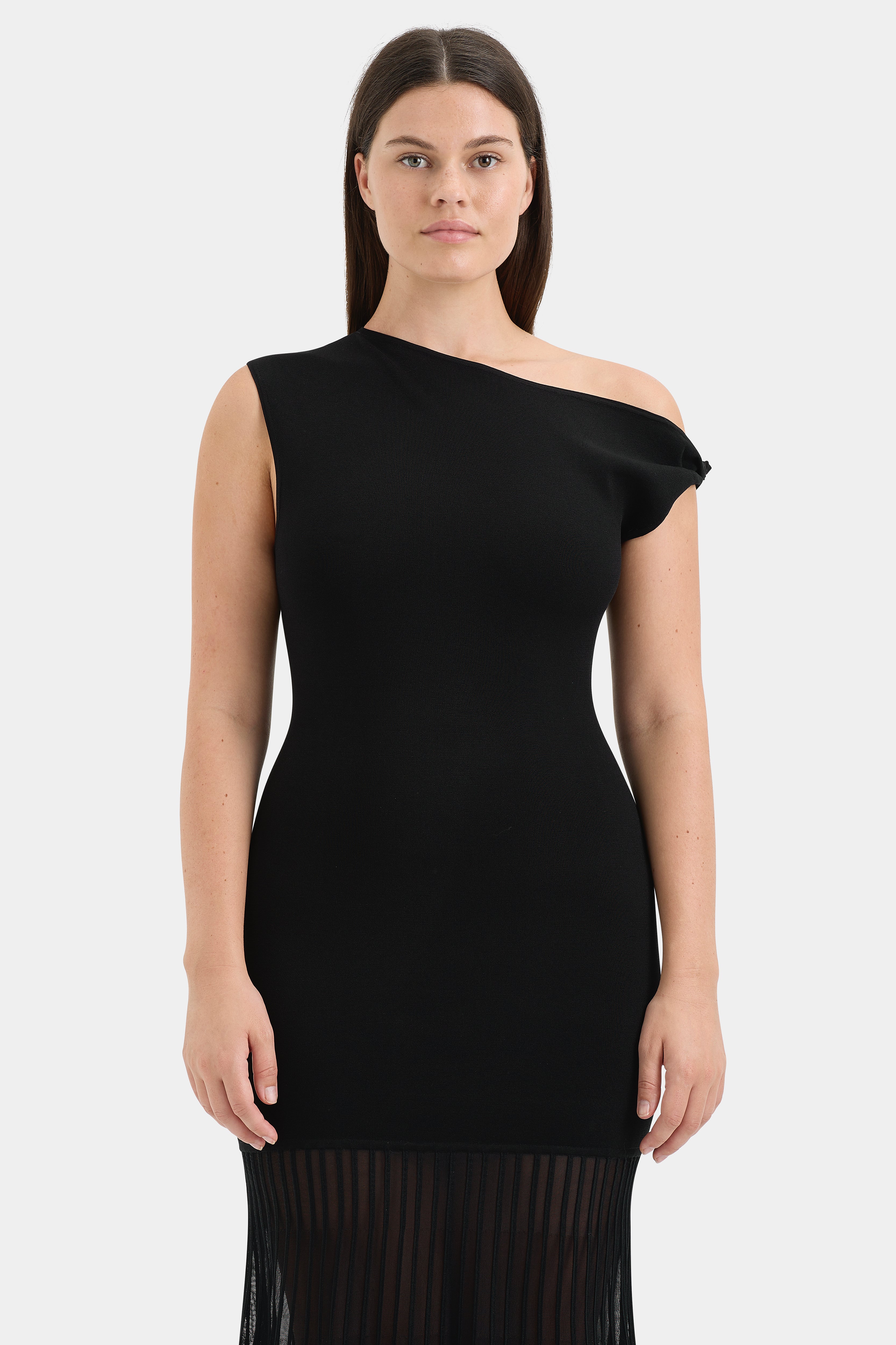 Indigo Twist Dress | Black | SIR. Indigo Twist Dress | Black | SIR.