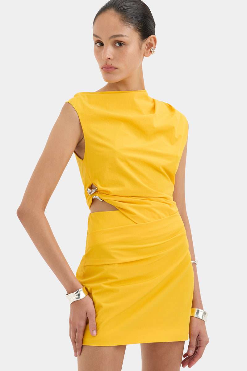 Sol Mini Dress | Yellow | SIR.