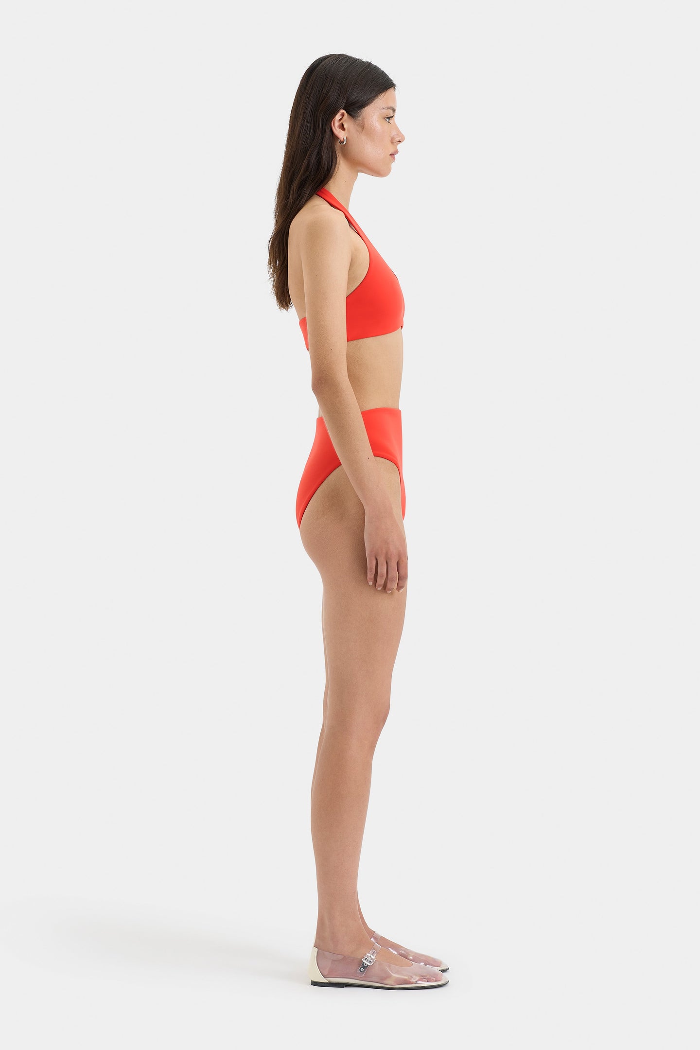 SIR the label Clarita Halter Top TANGERINE