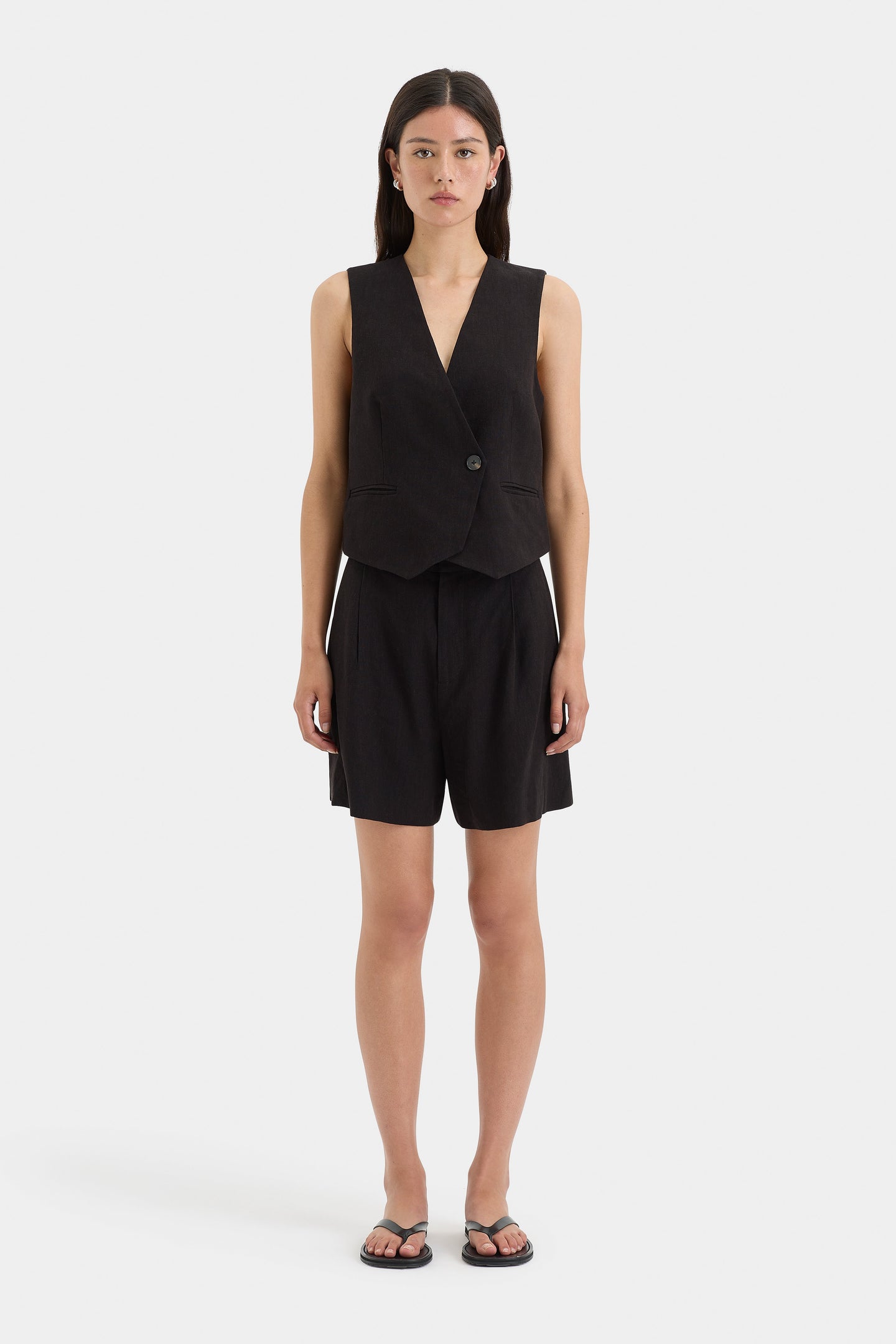 SIR the label Dorian Tailored Short BLACK