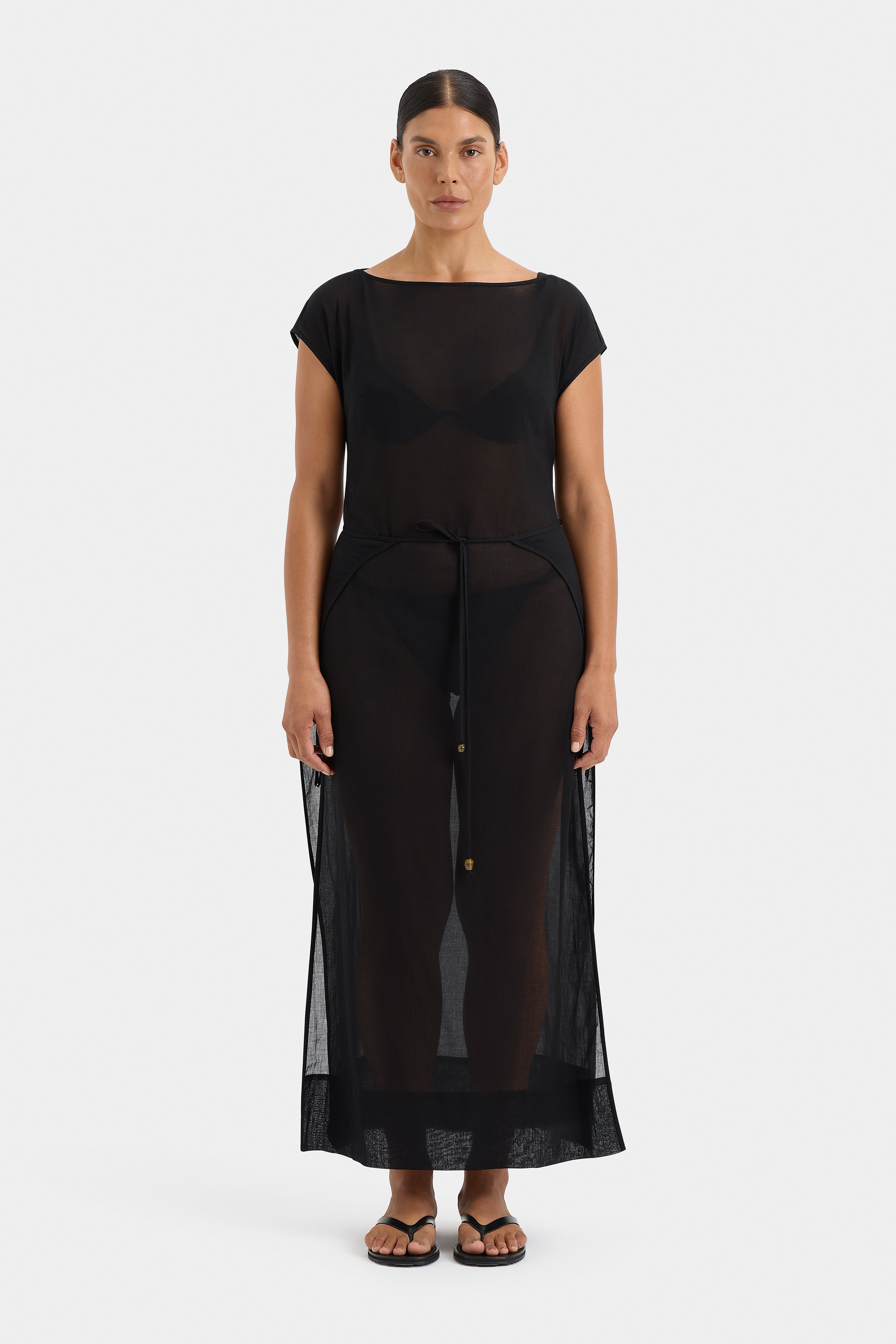 Blair Beaded Overlap Dress