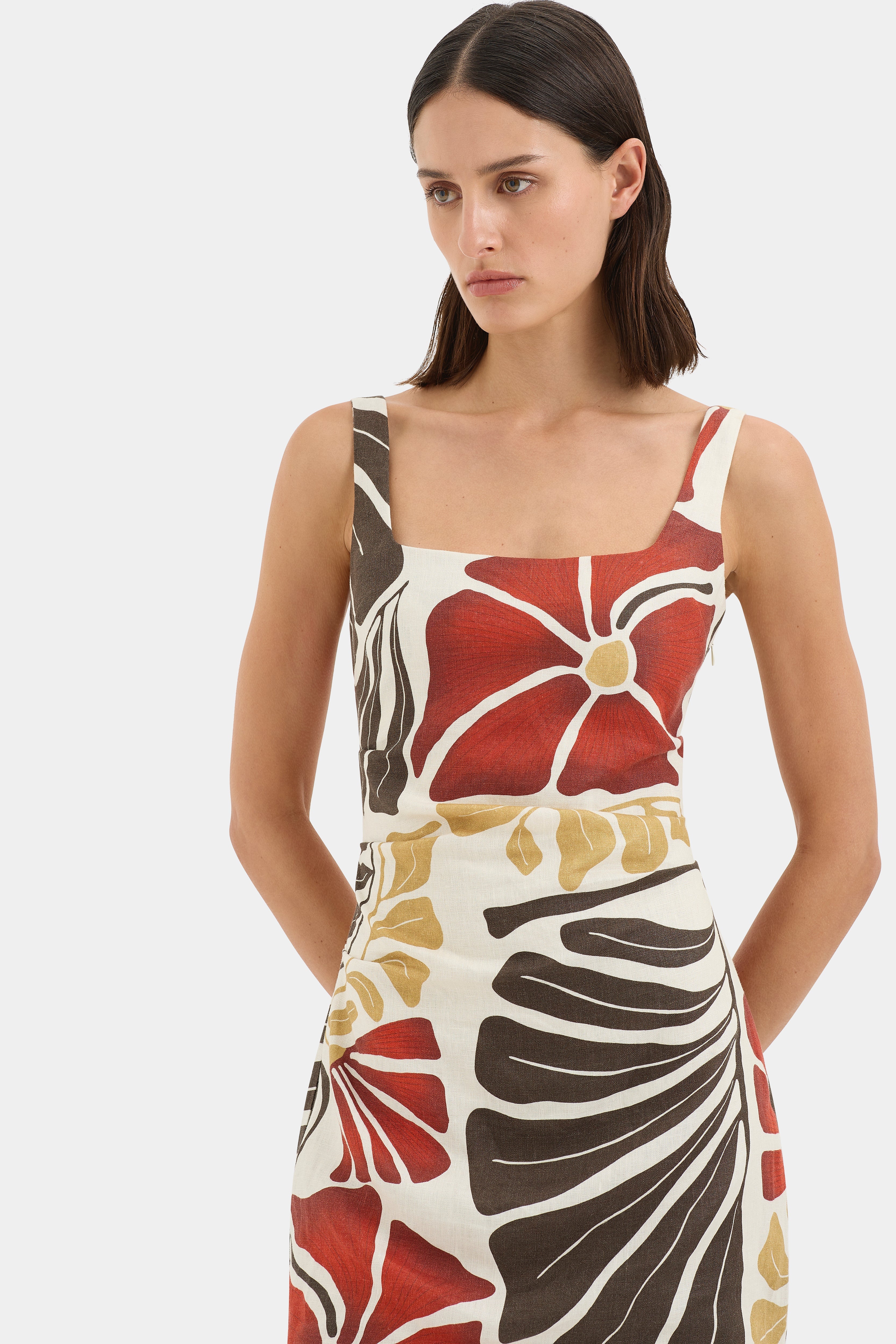 Julietta Square Neck Mini Dress