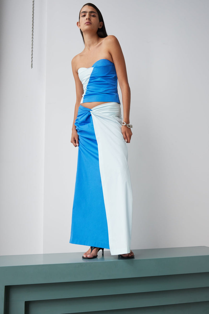 SIR the label Azul Bodice ICE BLUE/COBALT