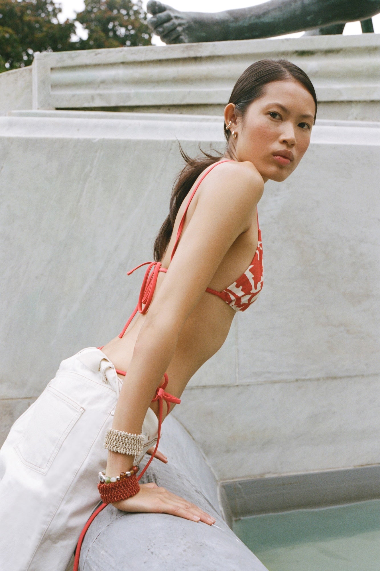 Palmera String Triangle Top