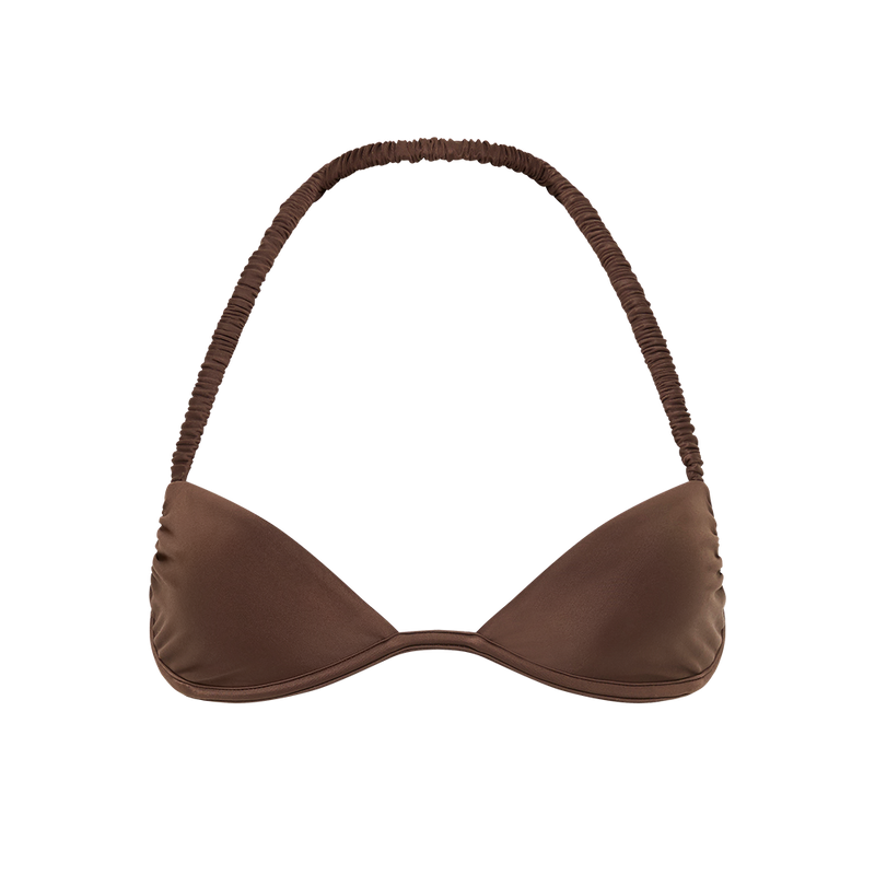 SIR the label Stevie Halter Balconette CHOCOLATE