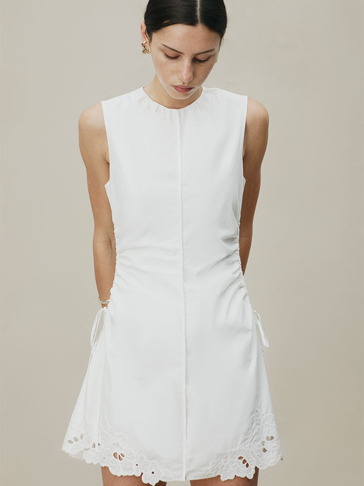 Alessandra Midi Dress | Ivory | SIR. Alessandra Midi Dress | Ivory | SIR.