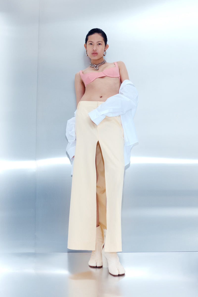 SIR the label Giacomo Split Skirt BUTTER